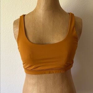 Lululemon sz 6 Energy Bra ochre Sports Bra great pre owned condotkn